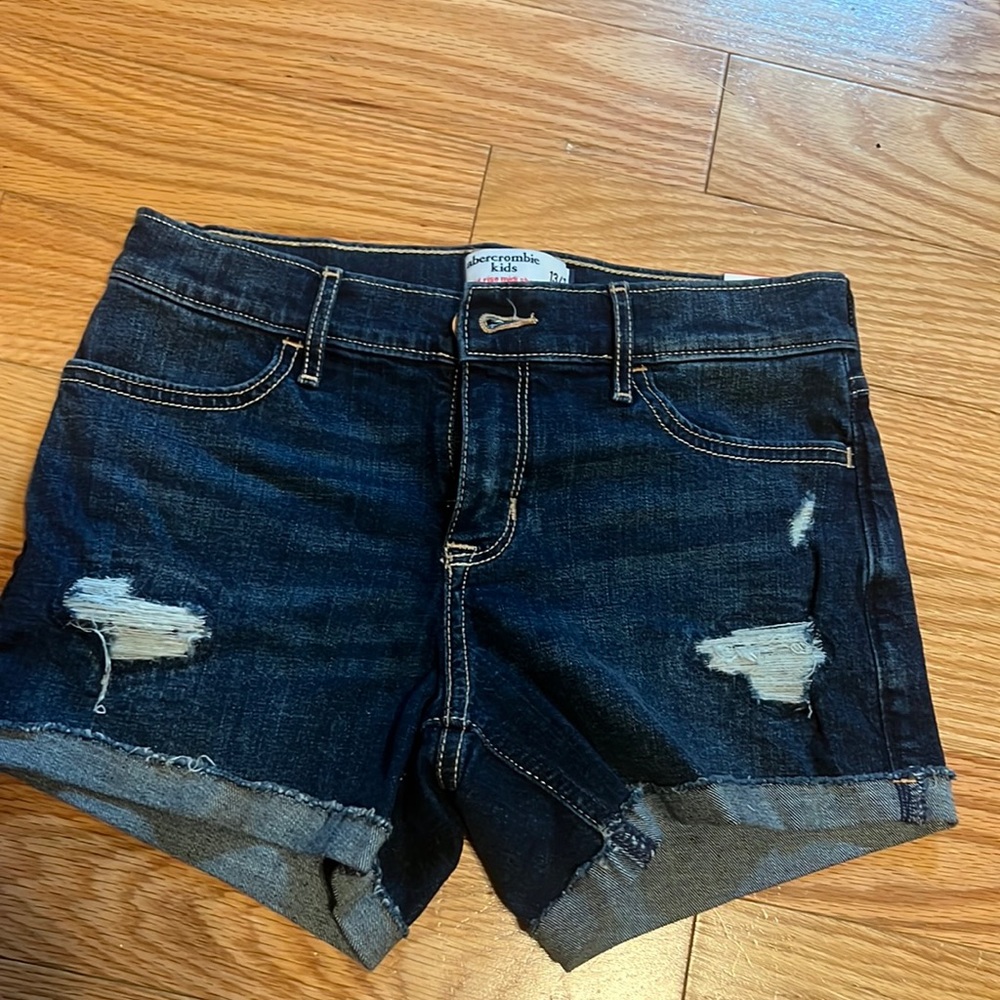 Brand new Abercrombie kids denim shorts